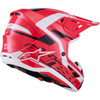 Alpinestars #8302426-3139-XXL - SM7 Helmet - Deed - Gloss Red/Black/White - 2XL