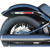 Paul Yaffe Bagger Nation #PYO:CRF-M8ST-SB-B - The Fix Rear Fender - Black Frame Plate - HD Softail '18-'20