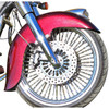 Klock Werks #KWF-04-0400 - Klassic Front Fender - Black - 16"-19" - Indian Roadmaster/Chief