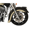 Klock Werks #KWF-04-0400 - Klassic Front Fender - Black - 16"-19" - Indian Roadmaster/Chief