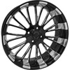 RC Components #0318700-117E-TR - Wheel - Dynasty - Rear - Black Eclipse - 18x7 - Trike