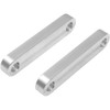 Klock Werks #KWFS-02-0102 - Hugger Front Fender Mounting Blocks - For 21" Wheels - Satin