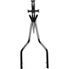 Cycle Visions #CV-8010B - Sissy Bar Stick - Black - 18" Daggertude - Wide