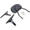 Cobra #602-1301B - Round Sissy Bar - Standard - Black - Softail