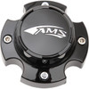 AMS #BNA-8AB - Center Cap - Replacement/Wheel - Roll'n 104 - Black Gloss