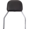 Cobra #602-2024 - Backrest Kit - 11" - Chrome - Dyna