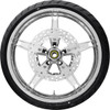 Coastal Moto #PKG-DAY213CH-24ABST - Daytona Front Wheel - Chrome (21") | Rotor (12.6) | Dunlop AE Tire (130/60B21)