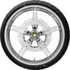 Coastal Moto #PKG2-DAY213CH-ABST - Daytona Front Wheel - Chrome (21") | Rotor (11.8) | Dunlop AE Tire (130/60B21)