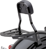 Cobra #02-3600B - Sissy Bar Luggage Rack - Black - Formed