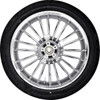 Coastal Moto #PKG2-ATL185CH-ABST - Atlantic Rear Wheel - Chrome (18") | Dunlop AE2 Tire (180/55B18)