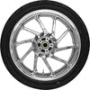 Coastal Moto #PKG2-HUR185CH-ABST - Hurricane Rear Wheel - Chrome (18") | Dunlop AE2 Tire (180/55B18)