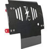 Thrashin Supply CO. #TSC-3034-2 - Skid Plate - Carbon Fiber/Gloss - With Red Brackets - FLHX/FLTRX