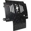 Thrashin Supply CO. #TSC-3035-1 - Skid Plate - Carbon Fiber/Forged - With Black Brackets - FLHX/FLTRX