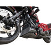 Thrashin Supply CO. #TSC-3035-2 - Skid Plate - Carbon Fiber/Forged - With Red Brackets - FLHX/FLTRX