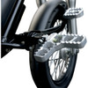 Joker Machine #08-62-1 - Adjustable Serrated Foot Pegs - With Heel - Clear
