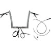 FAT Baggers INC. #949912 - 1-1/4" EZ Install Pointed Top Handlebar - 12" - Chrome