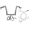 FAT Baggers INC. #649912 - 1-1/2" EZ Install Flat Top Handlebar - 12" - Chrome