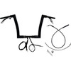 FAT Baggers INC. #649912-B - 1-1/2" EZ Install Flat Top Handlebar - 12" - Black