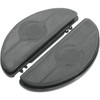 Drag Specialties - Half-Moon Floorboard - w/ Vibration Inserts - Black - FL