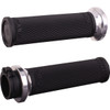 ODI #V30HCWB-S - Ruffian Lock-On Street Grips - Cable - Black/Silver