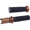ODI #V31HTC-BZ-Z - Hart-Luck Signature V-Twin Lock-On™ Grips - CVO - Black/Bronze