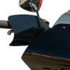 Klock Werks #KWS-01-0120-CC - Flare® Handguards - Harley-Davidson Cable Clutch - Black