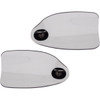 Klock Werks #KWS-01-0121-HC - Flare® Handguards - Harley-Davidson Hydraulic Clutch - Clear