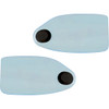 Klock Werks #KWS-01-0128-CC - Flare® Handguards - Harley-Davidson Cable Clutch - Blue Ice