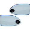 Klock Werks #KWS-01-0128-CC - Flare® Handguards - Harley-Davidson Cable Clutch - Blue Ice