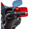 Klock Werks #KWS-01-0129-HC - Flare® Handguards - Harley-Davidson Hydraulic Clutch - Red