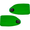 Klock Werks #KWS-01-0132-HC - Flare® Handguards - Harley-Davidson Hydraulic Clutch - Green