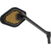 Drag Specialties - Mirror - Adjustable - Diamond - Black/Gold - Long Stem - Right