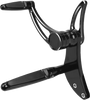 Forward Control - 18+ Softail - Black Anodized - Standard - Folding Rubber Inlay Pegs - Solid Lever
