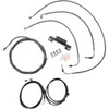 LA Choppers #LA-8055KT3-13 - Complete Plug-and-Play Cable Kit - 12" - 14" Handlebars - '17-'19 Touring - Stainless