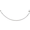 FAT Baggers INC. #100025-35 - Hydraulic Brake/Clutch Line Extension - 25" - Road Glide - Stainless
