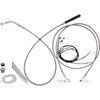 FAT Baggers INC. #219014 - EZ Install Kit - 13"/14" Handlebars - Upper Clutch - Full Length - Braided Stainless Steel