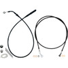 FAT Baggers INC. #219914-B - EZ Install Kit - 14" Handlebars - Upper Clutch - Full Length - Black