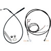 FAT Baggers INC. #219016-B - EZ Install Kit - 16" Handlebars - Upper Clutch - Full Length - Black