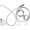FAT Baggers INC. #249916 - EZ Install Kit - 16" Handlebars - Upper Clutch - Full Length - Braided Stainless Steel