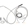 FAT Baggers INC. #219916 - EZ Install Kit - 16" Handlebars - Upper Clutch - Full Length - Braided Stainless Steel