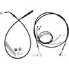 FAT Baggers INC. #219916-B - EZ Install Kit - 16" Handlebars - Upper Clutch - Full Length - Black
