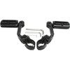 Rivco Products #MV110 - Highway Pegs With Mount - Black