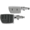 Rivco Products #PEGSW - Flatfoot Wide Pegs - Chrome