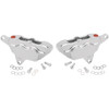 Hawg Halters #FKDDCC550 - 4-Piston Caliper - Dual Disc - Front - Chrome