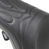 Drag Specialties Seats - Predator Seat - Flame Stitched - FLHR/FLHX '97-'07