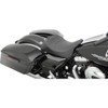 Drag Specialties Seats - Solo Seat - Mild Stitched - Driver Backrest - FL '08-'23
