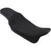 Drag Specialties Seats - Extended Reach Predator Seat - Mild Stitched - Backrest Recepticle - FL '08-'24