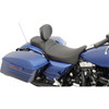 Drag Specialties Seats - Extended Reach Predator Seat - Mild Stitched - Backrest Recepticle - FL '08-'24