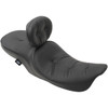 Drag Specialties Seats - Low Touring Seat - Vinyl - Pillow - with Backrest Receiver - FL '99-'07