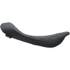 Drag Specialties Seats - Low Solo Seat - Double Diamond - Silver Stitch - FLHR/FLHX '99-'07